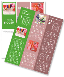 Essential Sewing Supplies: Needles, Threads, Scissors, Ribbons, And Measuring Tape Newsletter Template