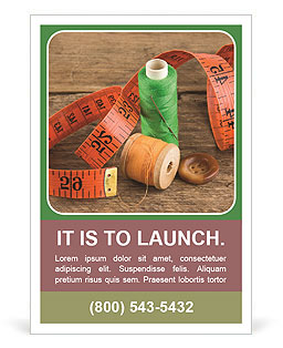 Dressmaking Set Ad Template