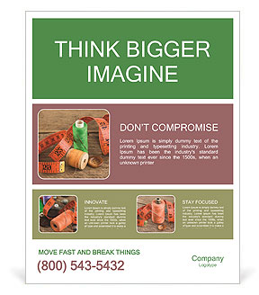 Dressmaking Set Poster Template