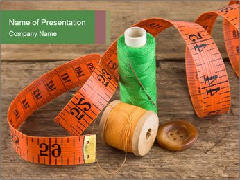 Dressmaking Set PowerPoint Template