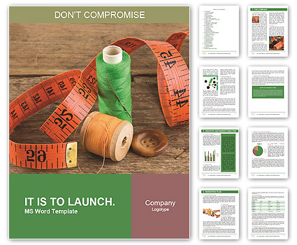 Dressmaking Set Word Template