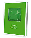 Windmill Shaped Electric Cord For Unique And Creative D?cor Presentation Folder