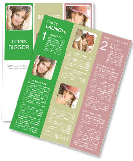 Smiling Blonde Youth In A Captivating Close-Up Portrait Newsletter Template