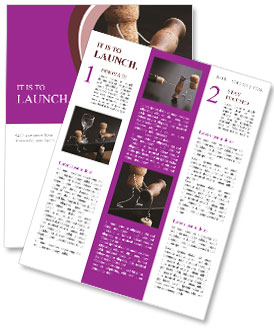 Guide To Opening Wine Bottles With Corkscrew And Reusing Wine Corks Newsletter Template