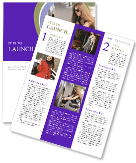 Changing A Flat Tire On The Road: A Young Woman Takes Charge Newsletter Template