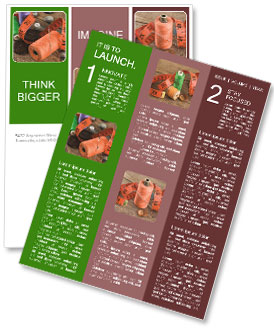 Silk Thread Bobbins Newsletter Template