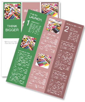 Exploring The History And Significance Of Art School Supplies. Newsletter Template