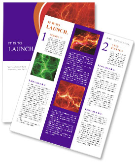 Vivid Red And Orange Fantasy Lightning: A Stunning Display Of Natural Phenomenon Newsletter Template