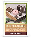 Essential Sewing Supplies: Scissors, Bobbins, Needles, And Fabric Ad Template