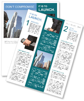 Monitoring Urban Region For Security Purposes Newsletter Template