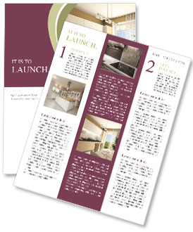 Kitchen Interior Design: Modern Style In Stunning 3D Render Newsletter Template