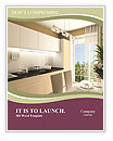 Kitchen Interior Design: Modern Style In Stunning 3D Render Word Template