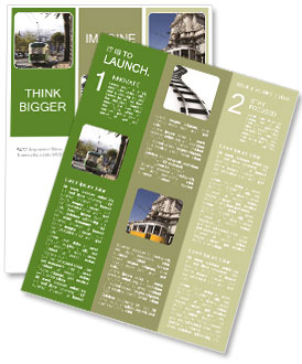 San Francisco's Streetcar With Twin Peaks Engulfed In Fog As The Backdrop Newsletter Template