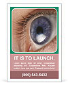 Macro Shot Of An Eye Ad Template