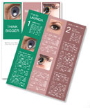 Macro Shot Of An Eye Newsletter Template