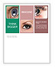 Macro Shot Of An Eye Newsletter Template