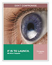 Macro Shot Of An Eye Word Template
