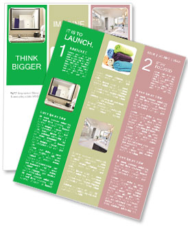 Modern And Elegant Bathroom Design For Hotels And Condos Newsletter Template