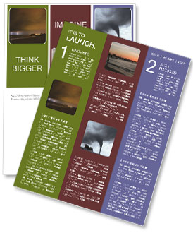 Thunderstorm Strikes Florida's Gulf Coast. Newsletter Template