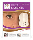 Testing Vision: Optometrist Utilizes Occlusion Technique To Cover Eye Flyer Template