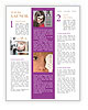 Testing Vision: Optometrist Utilizes Occlusion Technique To Cover Eye Newsletter Template