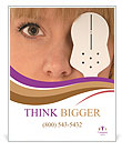 Testing Vision: Optometrist Utilizes Occlusion Technique To Cover Eye Poster Template