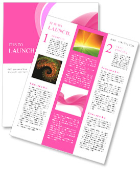 Flowing Abstract Shapes: Exploring Fluidity And Form Newsletter Template