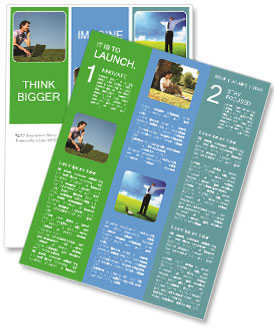 Outdoor Laptop Usage By A Man: Enjoying Technology In Nature Newsletter Template