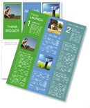 Outdoor Laptop Usage By A Man: Enjoying Technology In Nature Newsletter Template