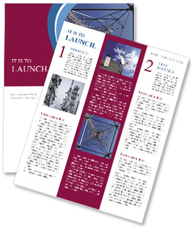 Antenna Mast Steel Structure In Open Sky Environment Newsletter Template