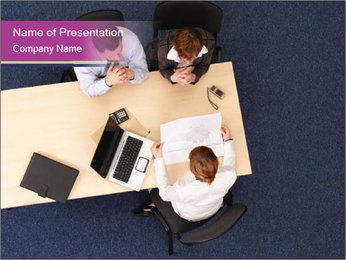 Three Auditors PowerPoint Template