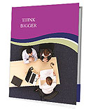 Effective Collaboration: Business Professionals Engage In Project Development Presentation Folder