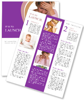 Isolated White Background Photo Of A Girl Solving A Puzzle Newsletter Template