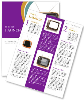 Vintage Tv: Nostalgic Entertainment For All Ages Newsletter Template