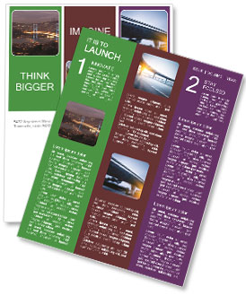 Exploring Istanbul's Illuminated Cityscape And Bosphorus Bridge At Night Newsletter Template