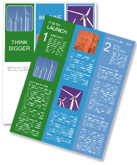 New Wind Turbines Newsletter Template