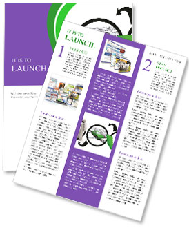 Online Car Shopping: Illustration Of A Laptop User Searching And Buying Vehicles Newsletter Template