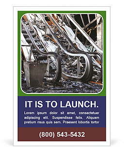 Fire Destroys Siam Theatre Complex During 'Red Shirt' Protest In Bangkok, Thailand On May 23, 2010 Ad Template