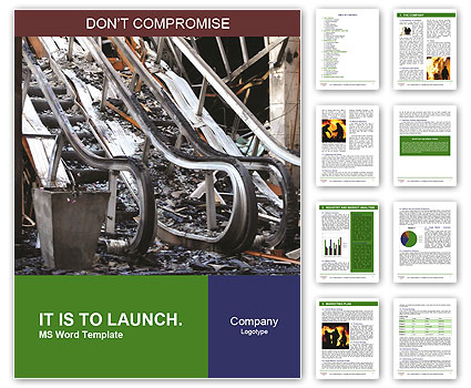 Fire Destroys Siam Theatre Complex During 'Red Shirt' Protest In Bangkok, Thailand On May 23, 2010 Word Template