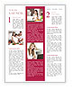 Home-Based Caucasian Woman Multitasking With Laptop And Phone In The Kitchen Newsletter Template