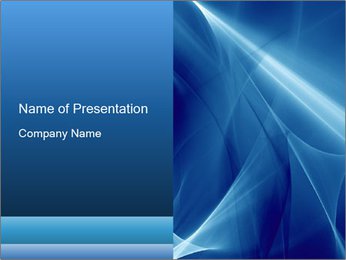 Blue Light Illusion PowerPoint Template