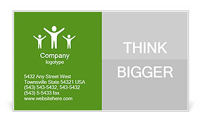 Lost Man Business Card Template