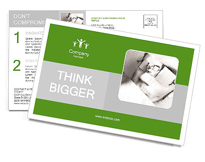 Lost Man Postcard Template