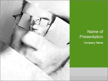 Lost Man PowerPoint Template