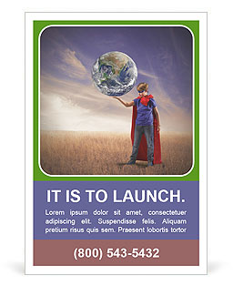 Superman Ad Template