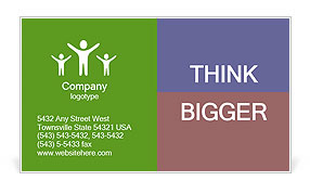 Superman Business Card Template