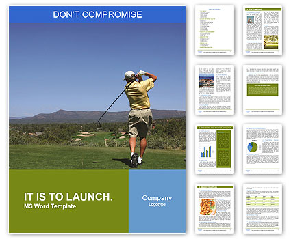 Golf Trainer Word Template