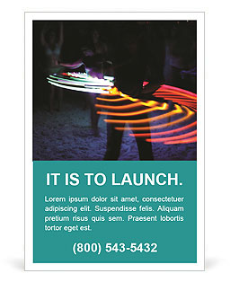 Light Illusion Ad Template