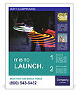 Light Illusion Poster Template