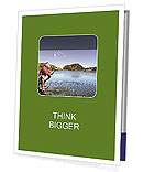 Retired Man Travelling Around the World Presentation Folder